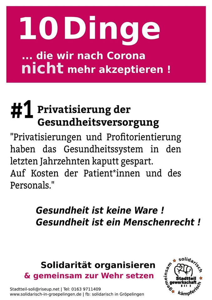 Read more about the article 10 Dinge, die wir nach Corona nicht mehr akzeptieren: