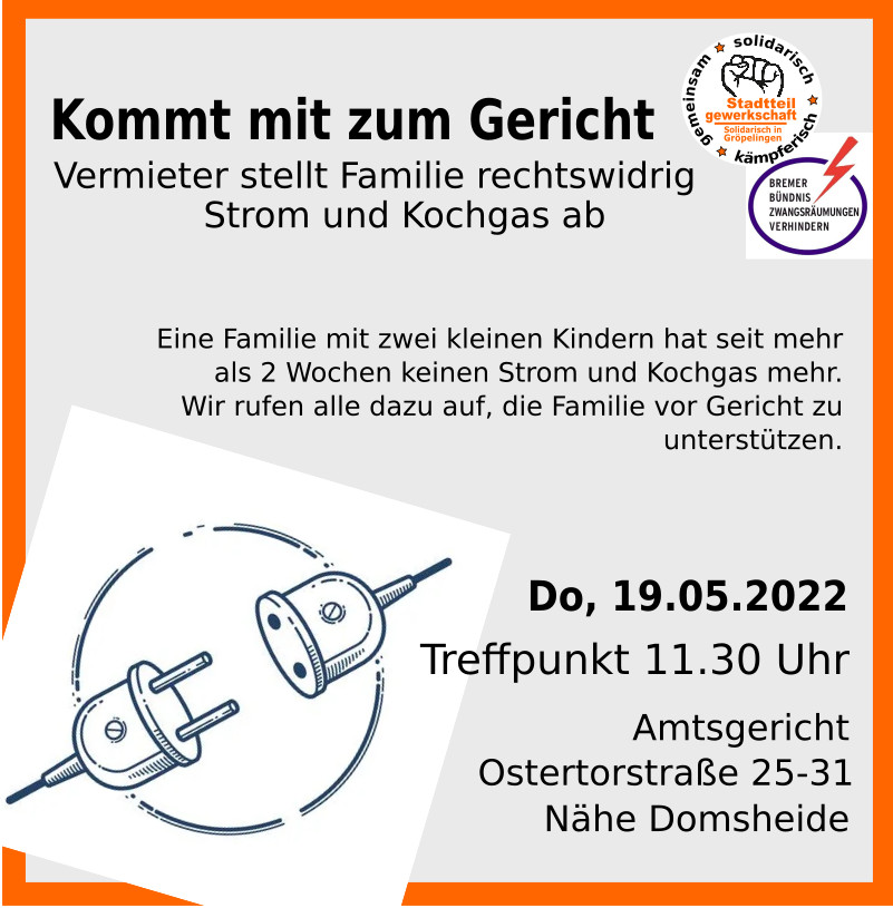 Read more about the article Kommt mit zum Gericht !!