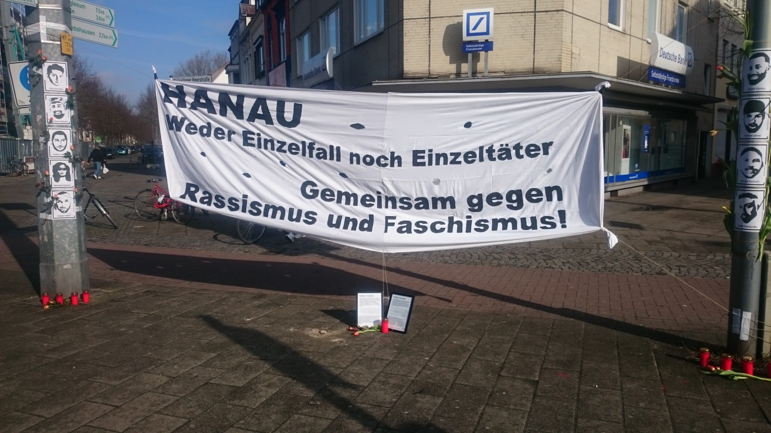 Read more about the article Redebeitrag auf der Demo in Gedenken an den Anschlag in Hanau